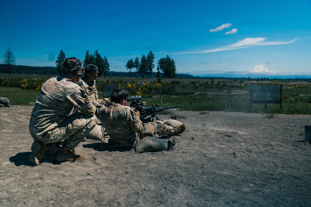 1st Special Forces Group (Airborne) conducts mounted gunnery training