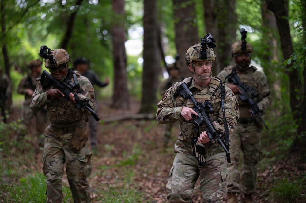 Air National Guard Defenders enhance air base defense skills during Ranger exercise