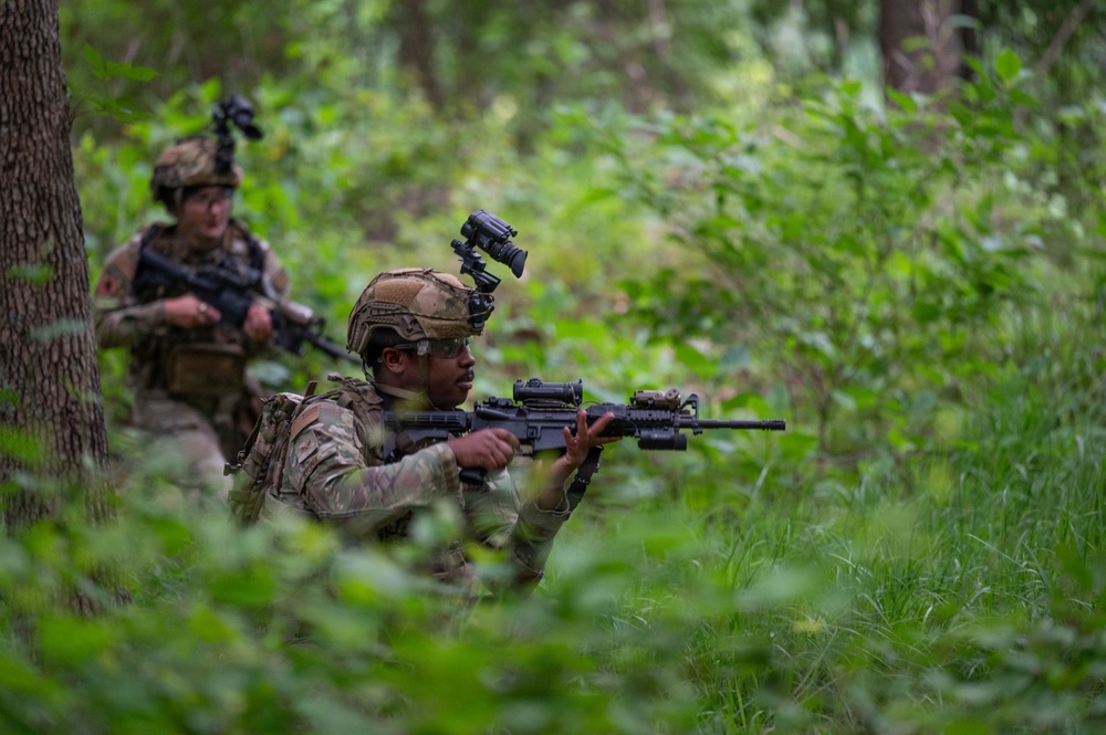 Air National Guard Defenders enhance air base defense skills during Ranger exercise