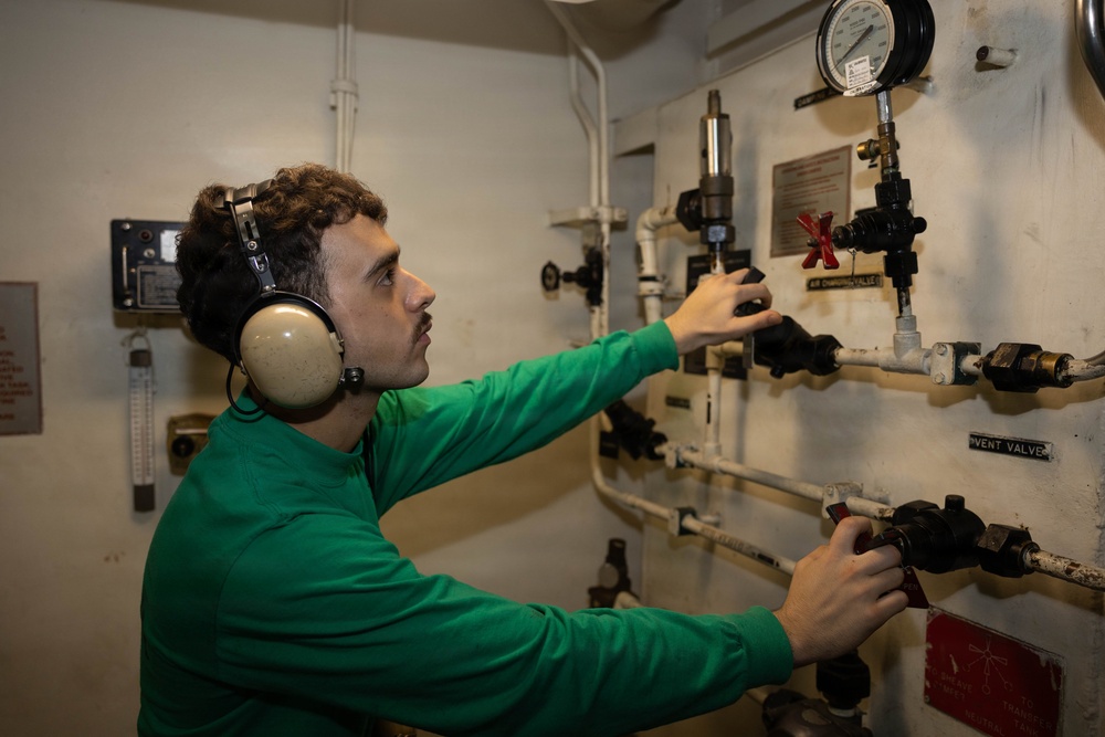 USS George H.W. Bush Conducts Daily Operations
