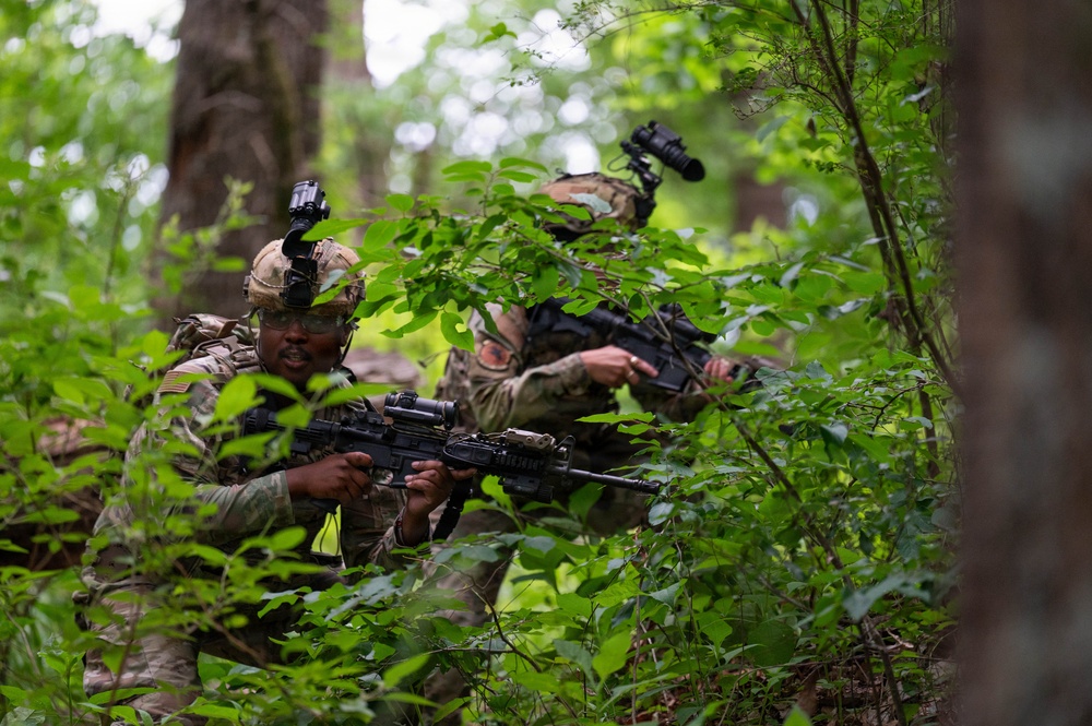 Air National Guard Defenders enhance air base defense skills during Ranger exercise