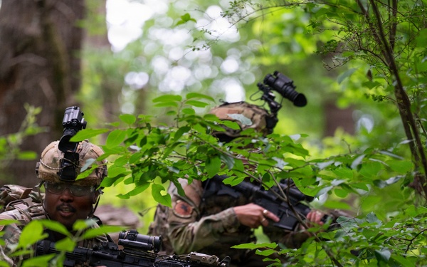 Air National Guard Defenders enhance air base defense skills during Ranger exercise