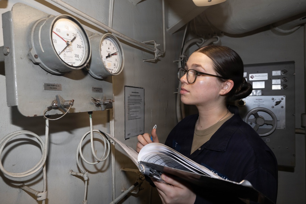 USS George H.W. Bush Conducts Daily Operations