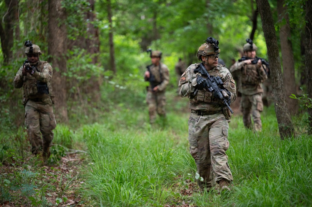 Air National Guard Defenders enhance air base defense skills during Ranger exercise