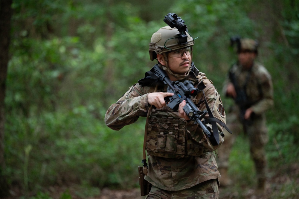 Air National Guard Defenders enhance air base defense skills during Ranger exercise