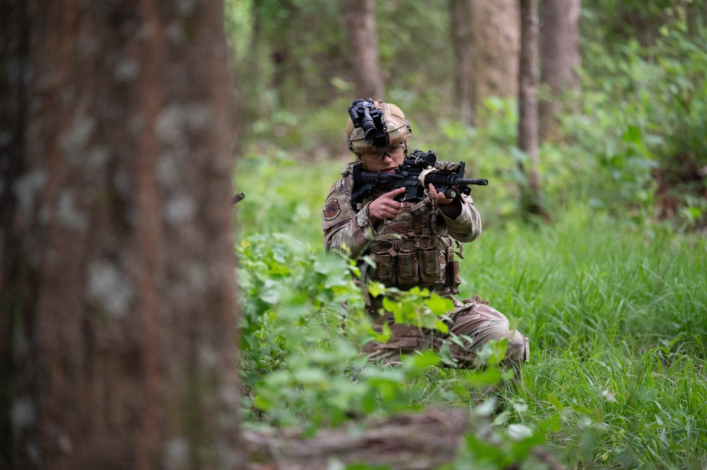Air National Guard Defenders enhance air base defense skills during Ranger exercise