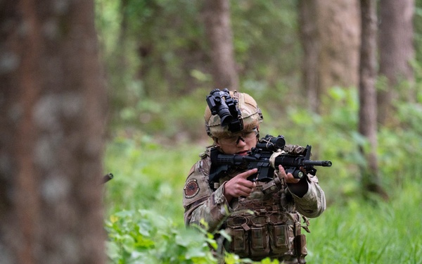 Air National Guard Defenders enhance air base defense skills during Ranger exercise
