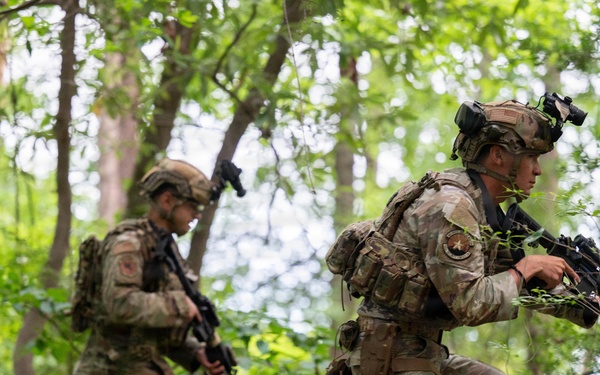 Air National Guard Defenders enhance air base defense skills during Ranger exercise