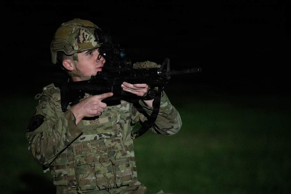 Air National Guard Defenders enhance air base defense skills during Ranger exercise