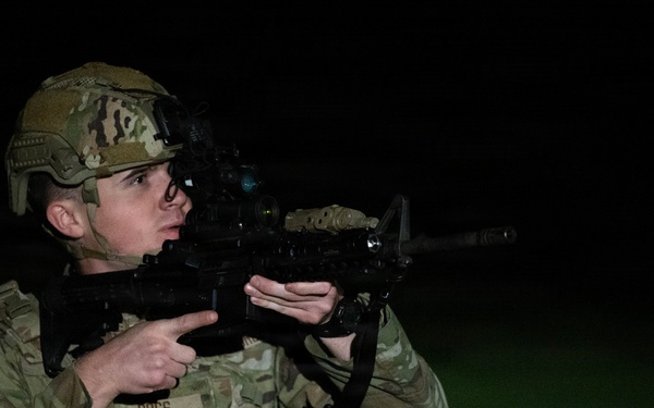 Air National Guard Defenders enhance air base defense skills during Ranger exercise