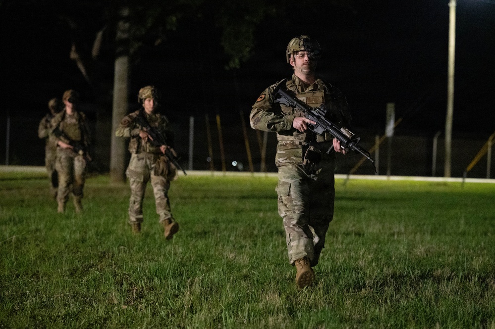 Air National Guard Defenders enhance air base defense skills during Ranger exercise