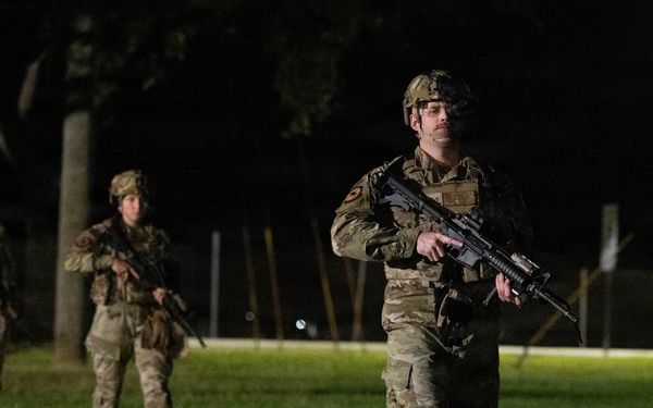 Air National Guard Defenders enhance air base defense skills during Ranger exercise
