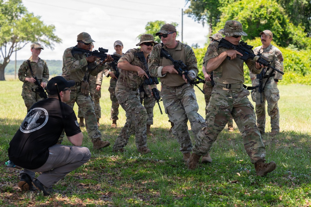 Air National Guard Defenders enhance air base defense skills during Ranger exercise