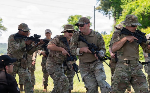 Air National Guard Defenders enhance air base defense skills during Ranger exercise
