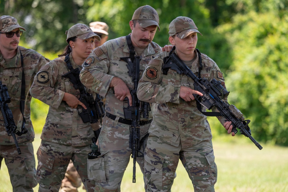 Air National Guard Defenders enhance air base defense skills during Ranger exercise