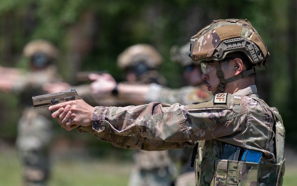 Air National Guard Defenders enhance air base defense skills during Ranger exercise
