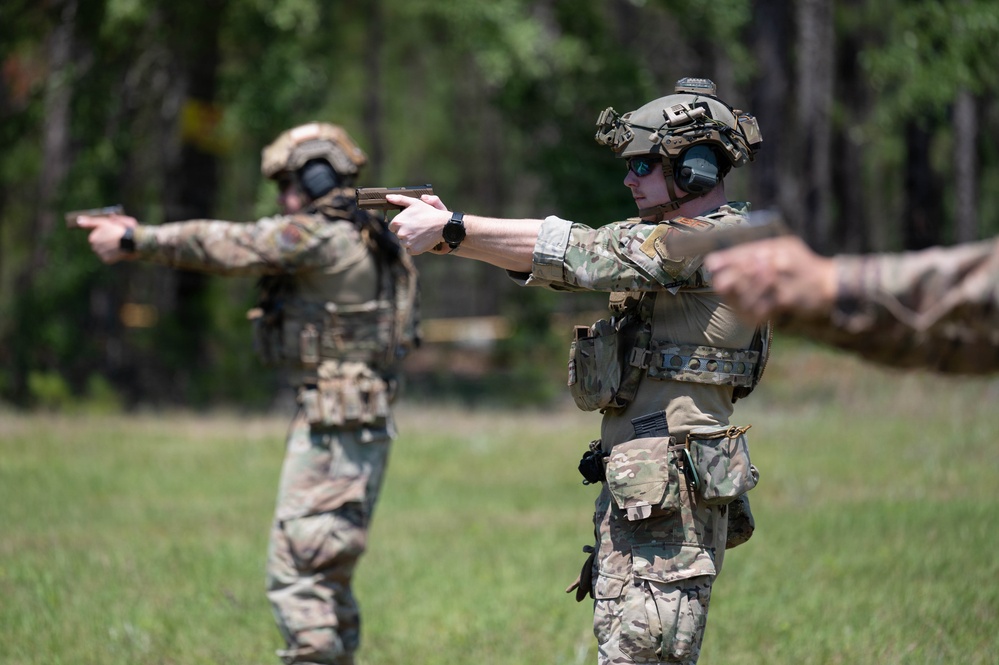 Air National Guard Defenders enhance air base defense skills during Ranger exercise