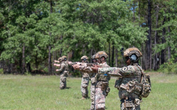 Air National Guard Defenders enhance air base defense skills during Ranger exercise