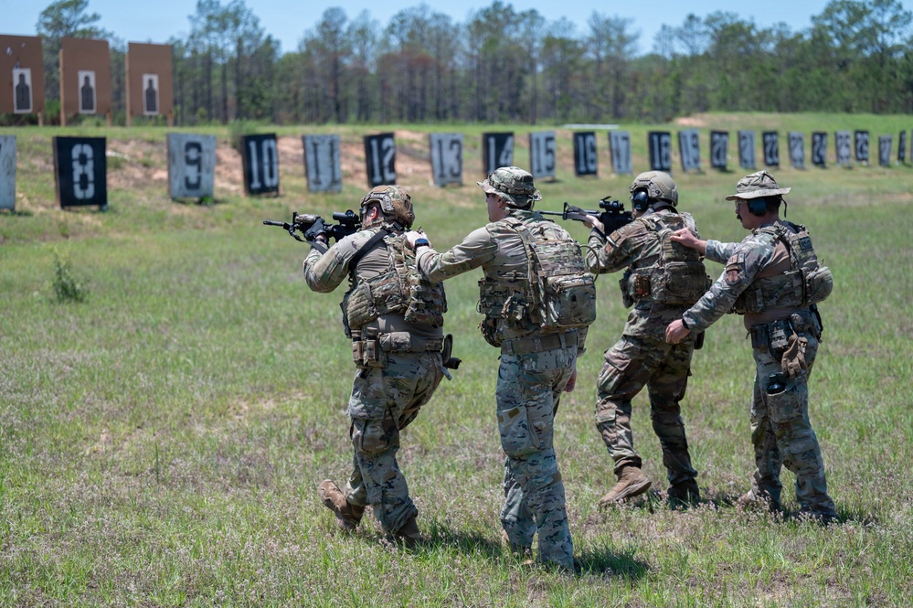 Air National Guard Defenders enhance air base defense skills during Ranger exercise