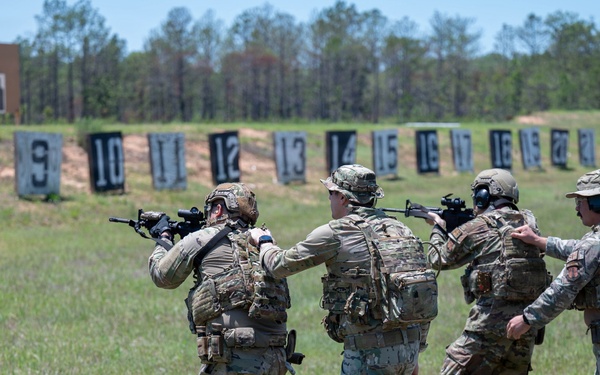 Air National Guard Defenders enhance air base defense skills during Ranger exercise