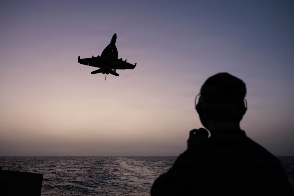 USS George H.W. Bush Conducts Flight Operations