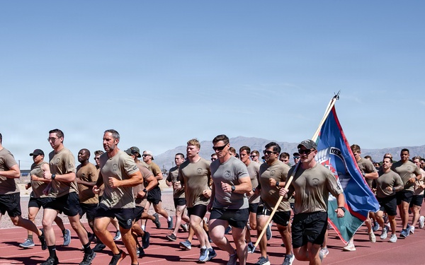 TACP Airmen hold annual 24-hour memorial run at Nellis AFB