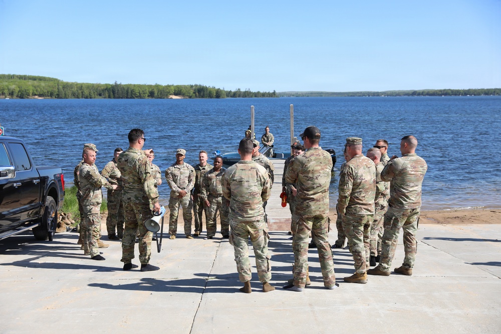 1440th Fire Fighting Tactical Group Conducts Combat Water Survival Training