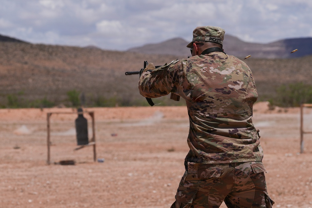 1‑501st Aviation Battalion holds belt buckle rodeo