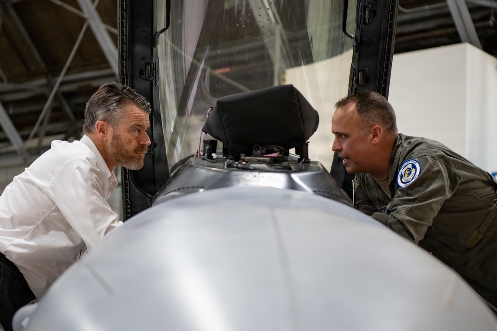 Senator Young visits 122nd Fighter Wing