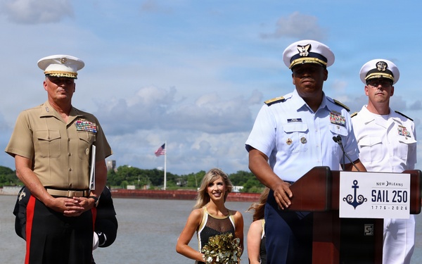 Sail 250 New Orleans Pierside Welcome Celebration
