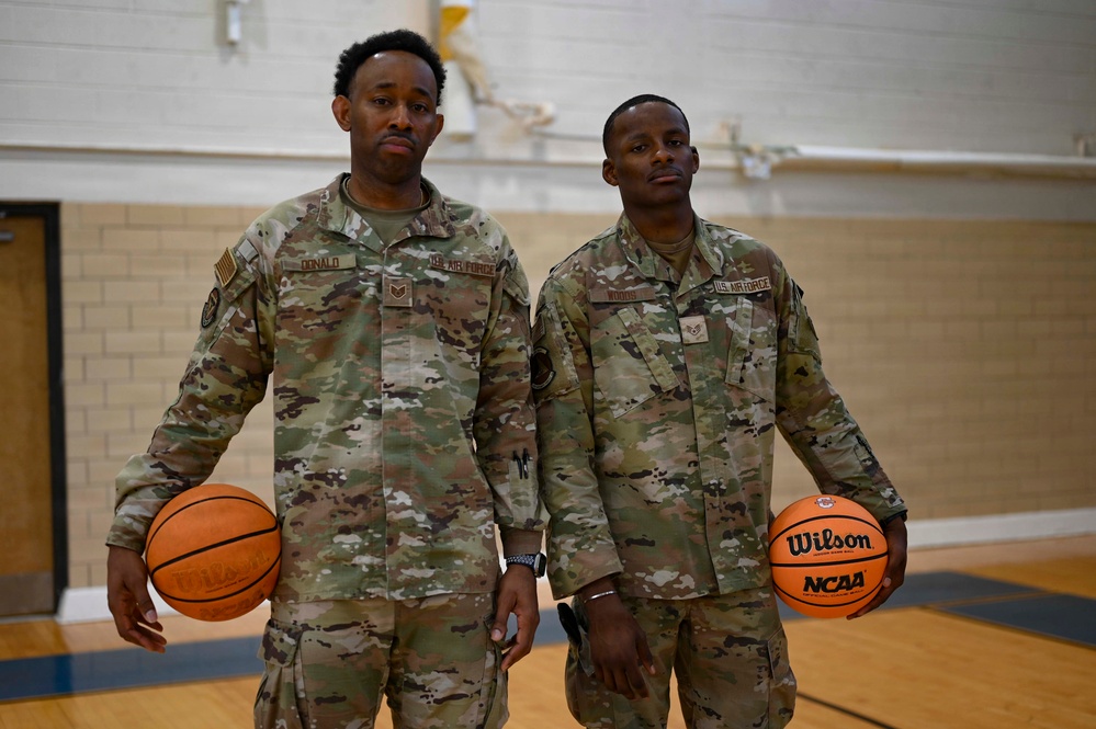 Team Columbus: Two Airman Selected for the U.S. Air Force Basketball Team
