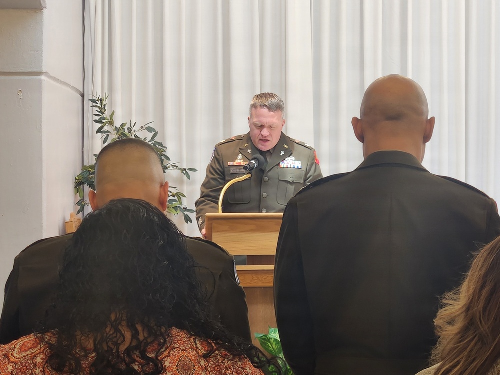 Fort Buchanan Strengthens Spiritual Readiness with Change of Stole Ceremony