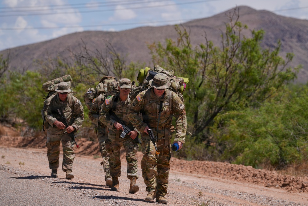 1‑501st Aviation Battalion holds belt buckle rodeo