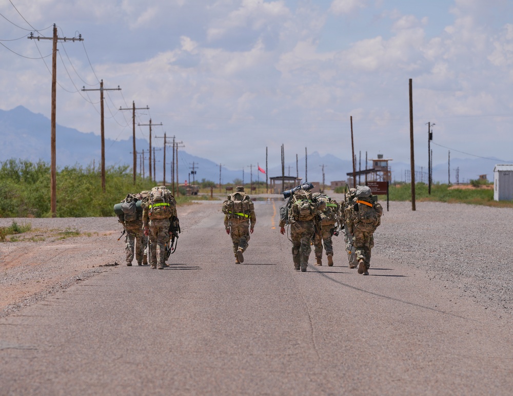 1‑501st Aviation Battalion holds belt buckle rodeo