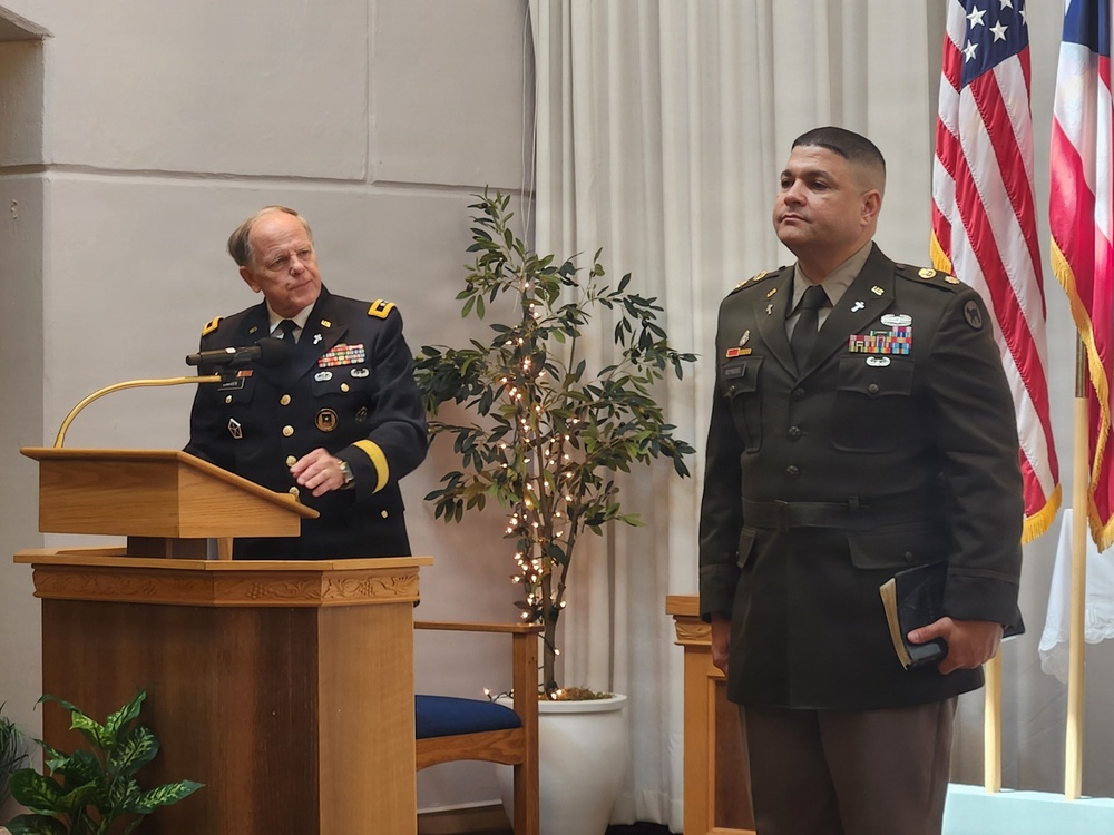 Fort Buchanan Strengthens Spiritual Readiness with Change of Stole Ceremony