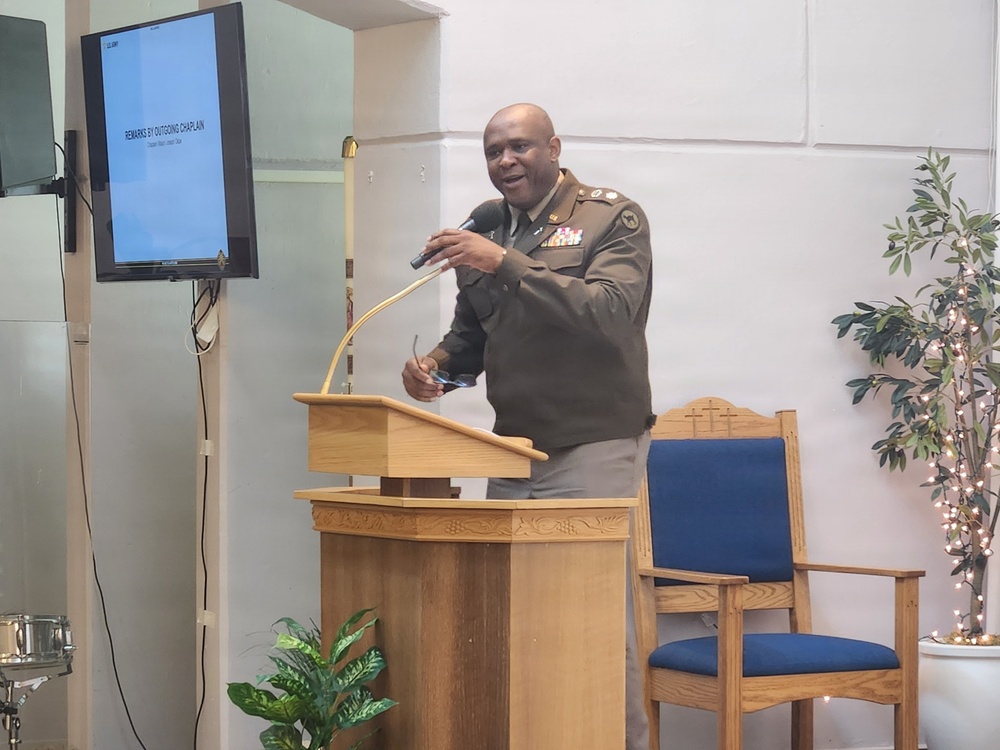Fort Buchanan Strengthens Spiritual Readiness with Change of Stole Ceremony