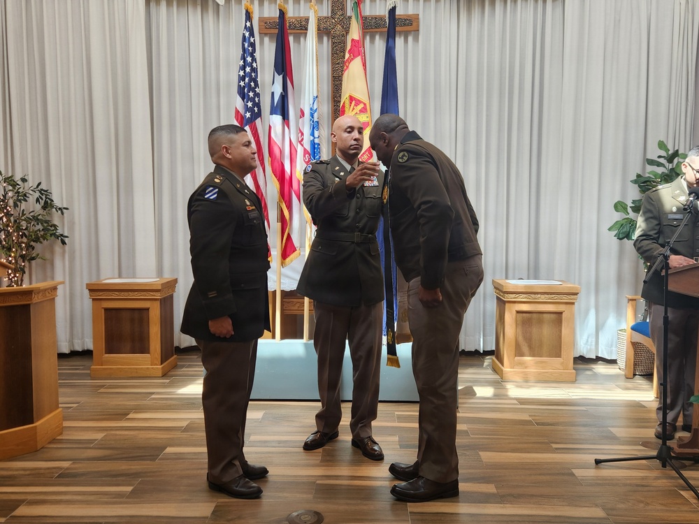 Fort Buchanan Strengthens Spiritual Readiness with Change of Stole Ceremony