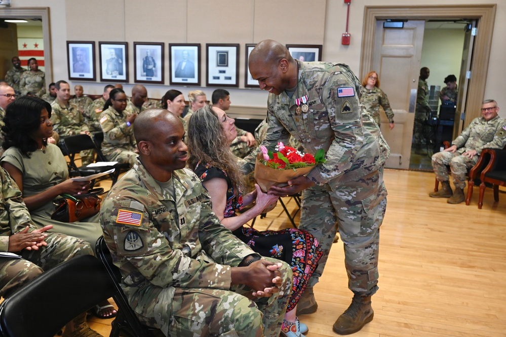Joint Force Headquarters - Headquarters Detachment (JFHQ-HHD) Change of Command Ceremony