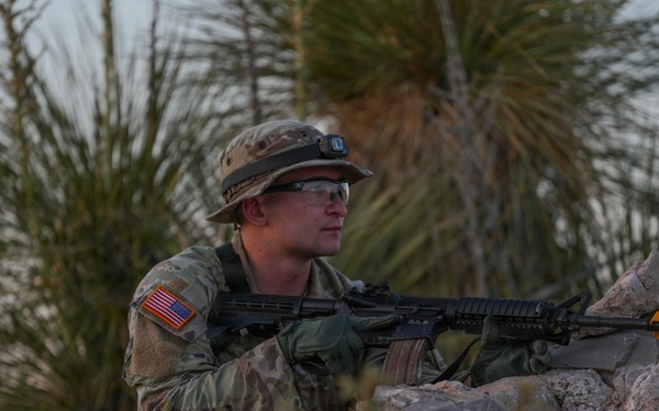 1‑501st Aviation Battalion holds belt buckle rodeo