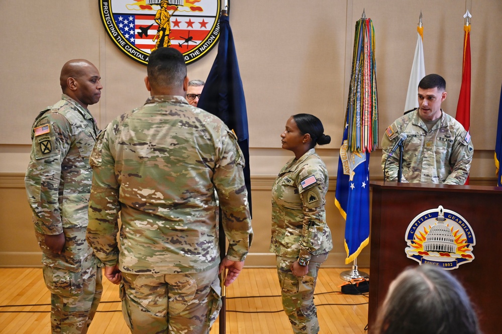 Joint Force Headquarters - Headquarters Detachment (JFHQ-HHD) Change of Command Ceremony