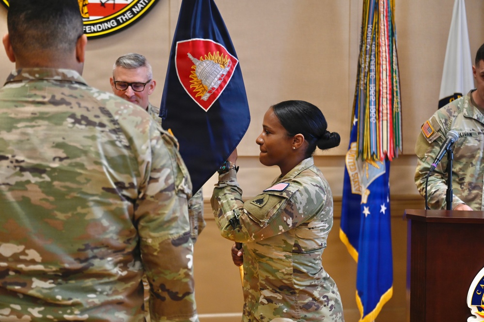 Joint Force Headquarters - Headquarters Detachment (JFHQ-HHD) Change of Command Ceremony