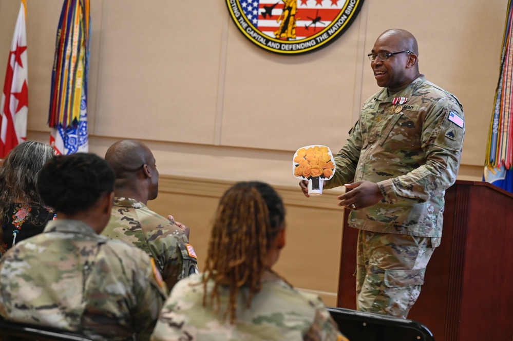Joint Force Headquarters - Headquarters Detachment (JFHQ-HHD) Change of Command Ceremony
