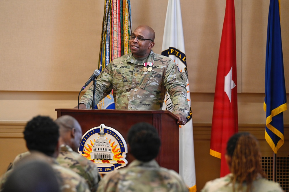 Joint Force Headquarters - Headquarters Detachment (JFHQ-HHD) Change of Command Ceremony