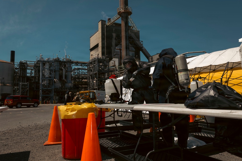 Washington National Guard responds to Longview paper mill incident