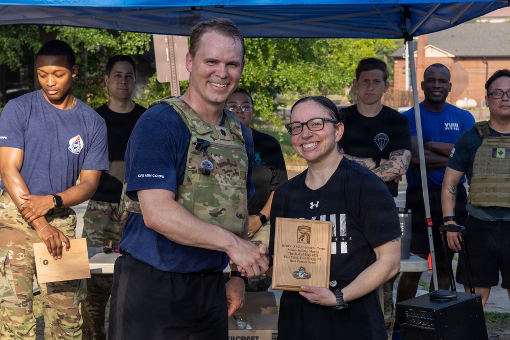 XVIII Airborne Corps Murph Challenge 2026