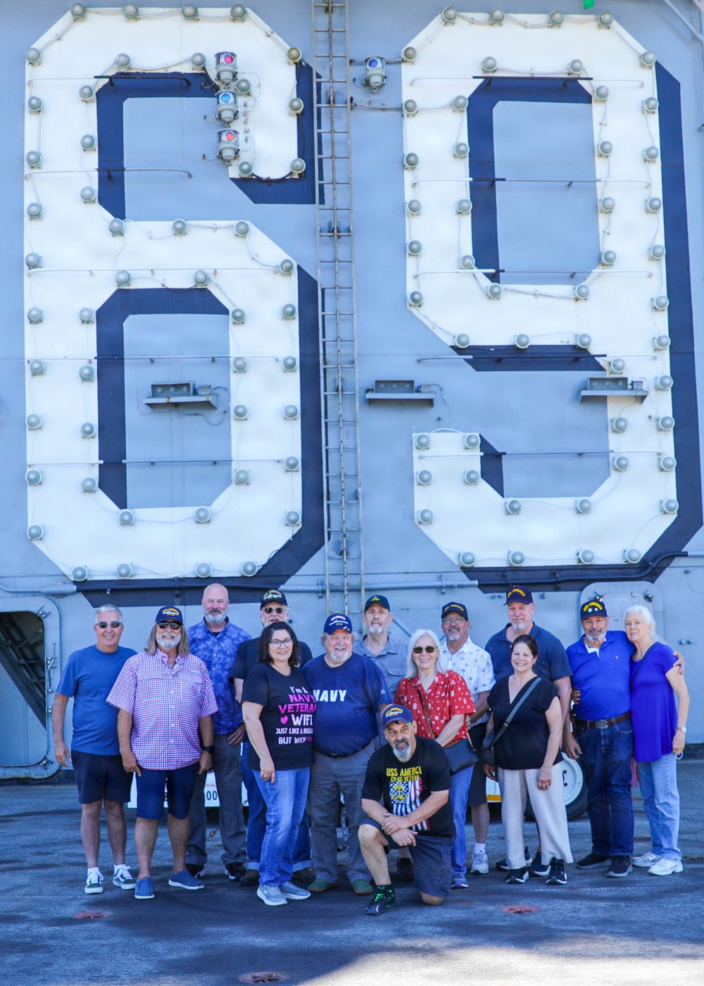 Former USS America Sailors Visit USS Dwight D. Eisenhower