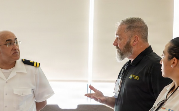 Sailors tour New Orleans VA Medical Center