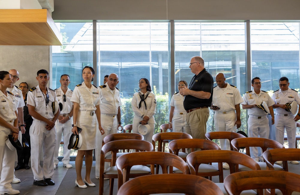 Sailors tour New Orleans VA Medical Center