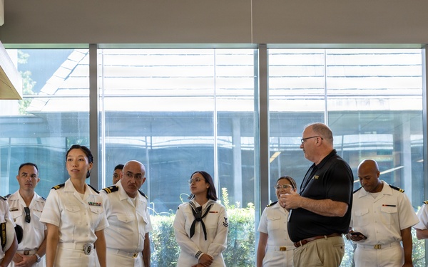 Sailors tour New Orleans VA Medical Center