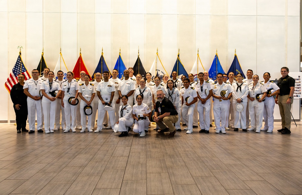 Sailors tour New Orleans VA Medical Center